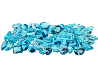 Topás modrý tromlovaný