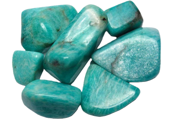 Amazonit tromlovaný