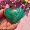 Chryzokol srdce 131 g