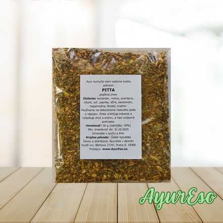 Ajurvédska pražená zmes korenia PITTA