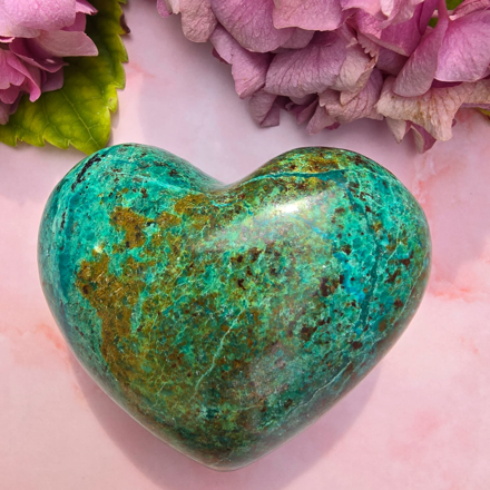 Chryzokol srdce 131 g