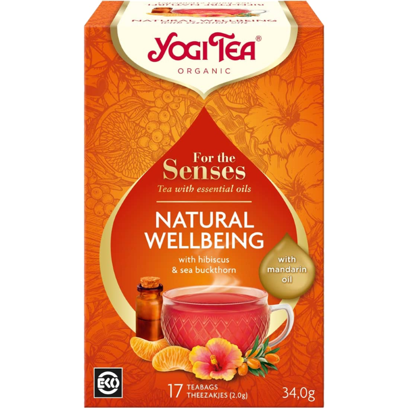 Natural Wellbeing, porciovaný čaj, 17 vreciek