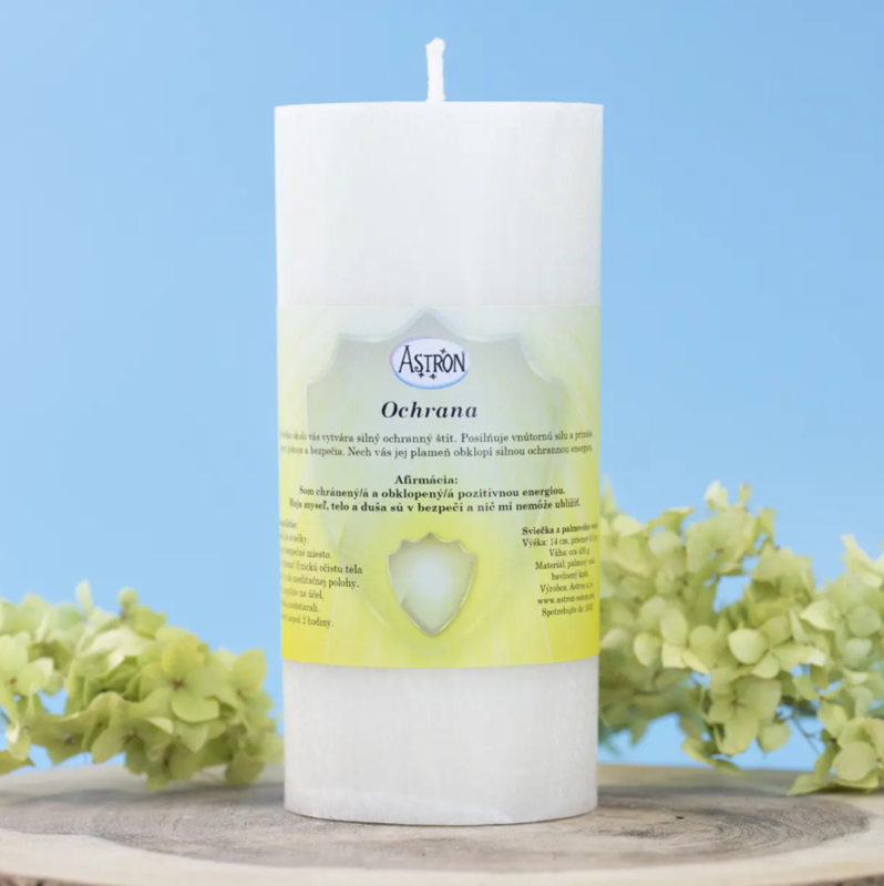 Sviečka - Ochrana – 14 cm
